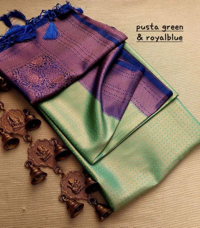 Kubera King Designer Softy Silk Sarees Catalog